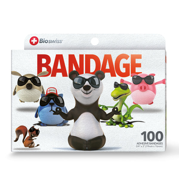 100 Count Animal Character Bandage