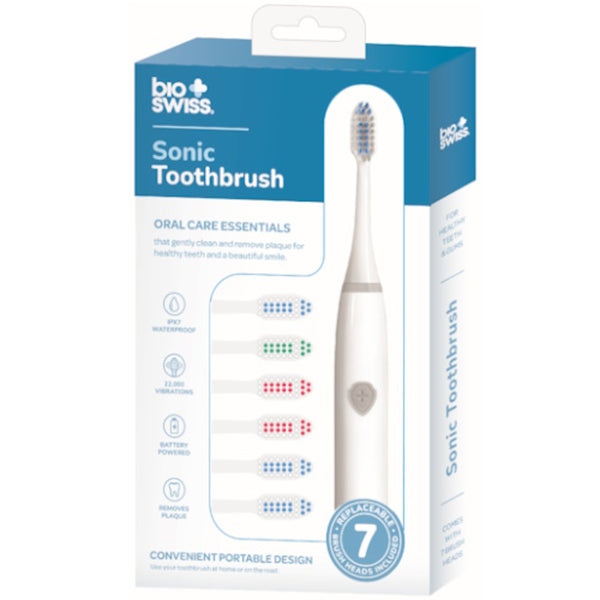 Sonic Electric Toothbrush with 7 Replacement Brush Heads