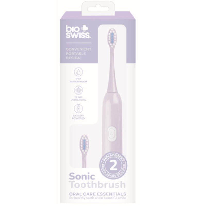 Sonic Electric Toothbrush with 2 Replacement Brush Heads