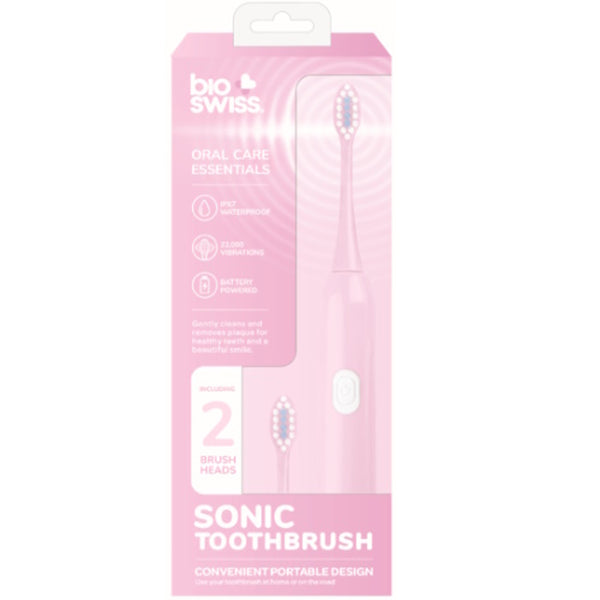 Sonic Electric Toothbrush with 2 Replacement Brush Heads