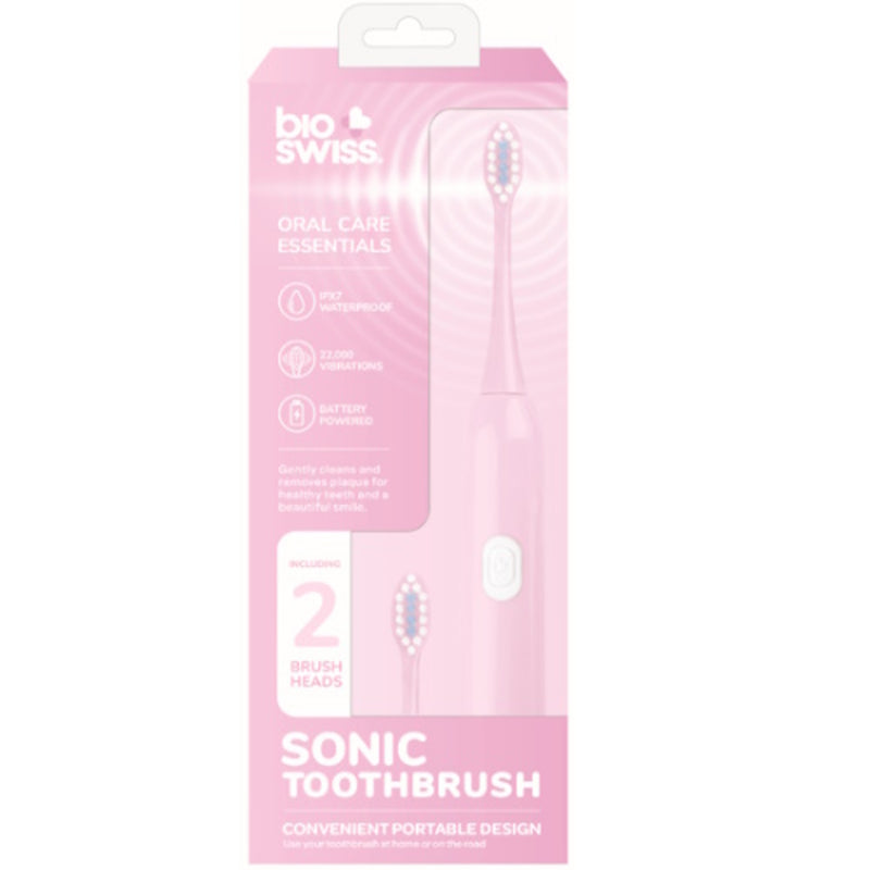 Sonic Electric Toothbrush with 2 Replacement Brush Heads