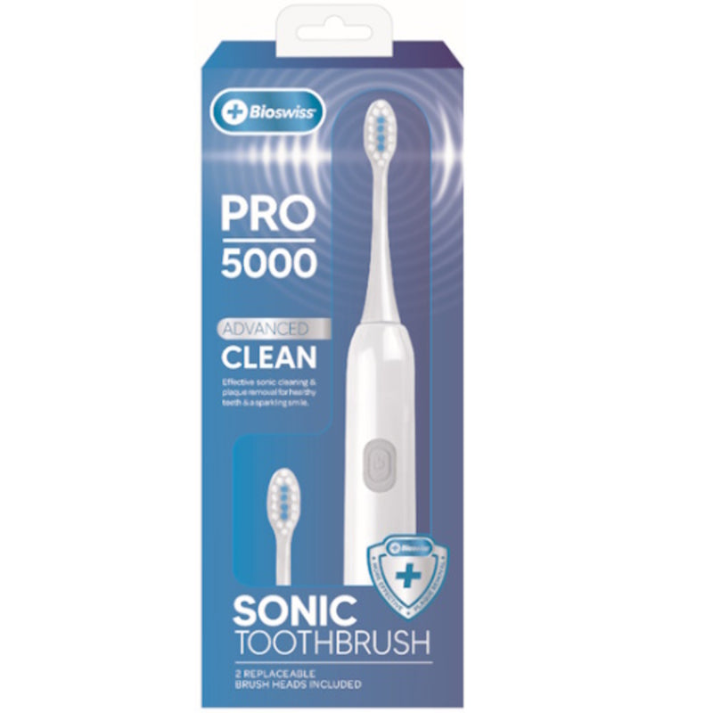 Sonic Pro 5000 Electric Toothbrush with 2 Replacement Heads