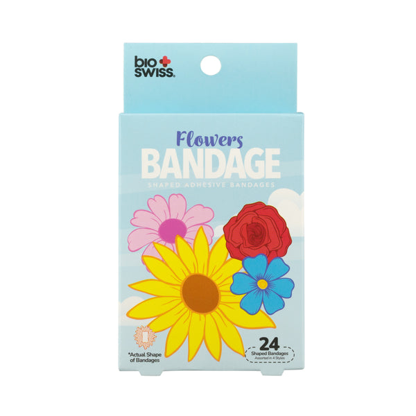 Flower Shaped Bandages - Pack of 24