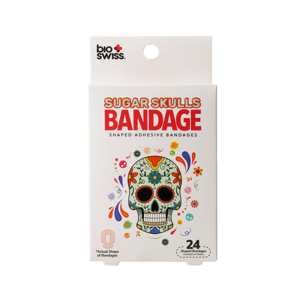 Sugar Skulls Bandages - Pack of 24