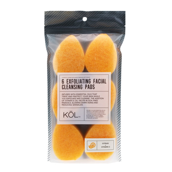 Exfoliating Facial Cleansing Pads - Citrus + Vitamin C