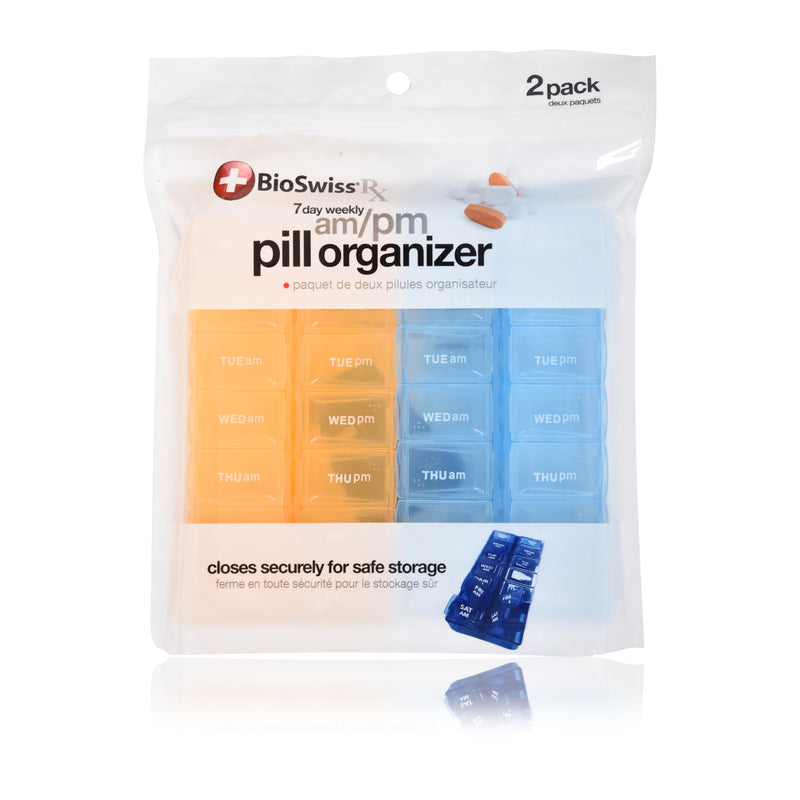 Bioswiss 2 Pack of AM/PM Pill Organizer