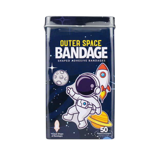 Outer Space Shaped Bandages - 50 Count