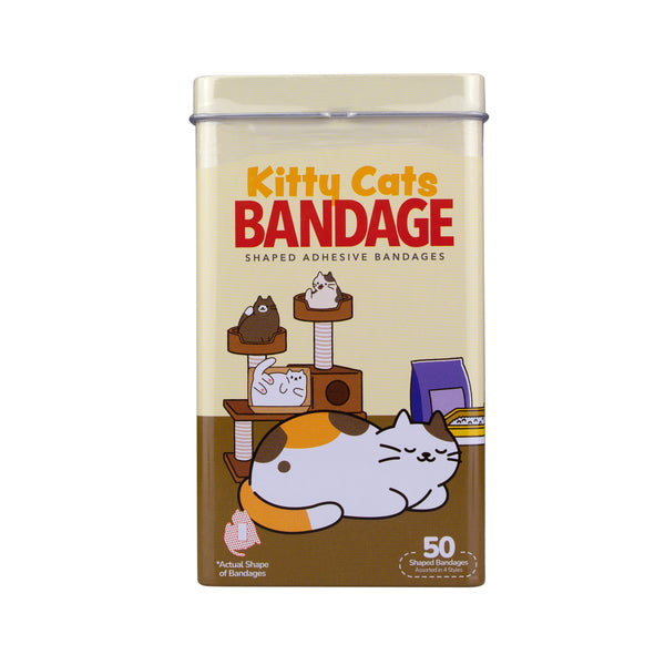 Kitty Cats Shaped Bandages - 50 Count