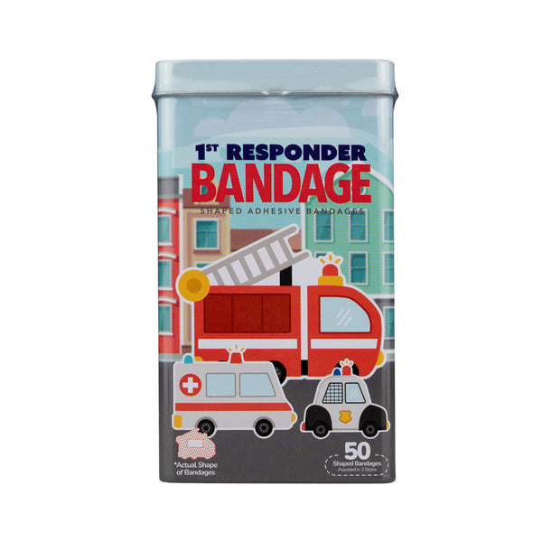 First Responders Shaped Bandages - 50 Count