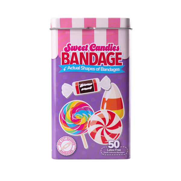 Sweet Candies Bandages - 50 Count