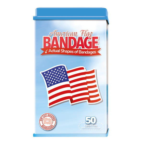 American Flag Bandage - 50 Count