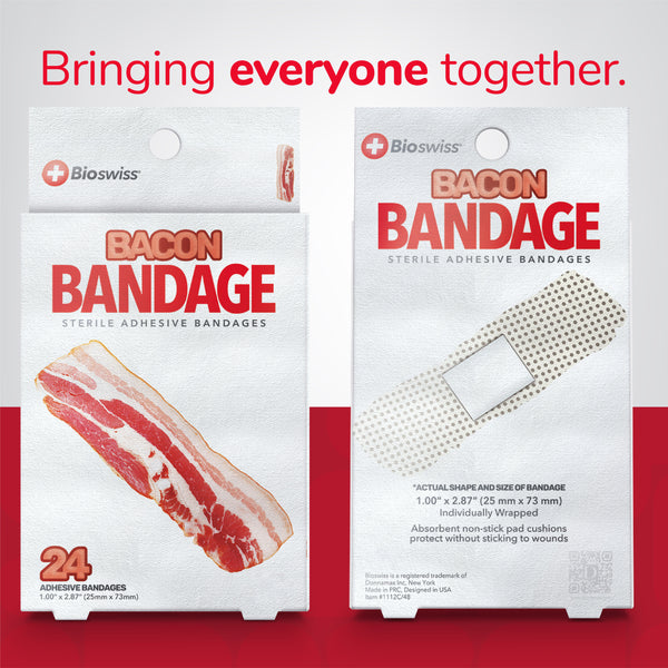 Bacon Shaped Bandages- Pack of 24