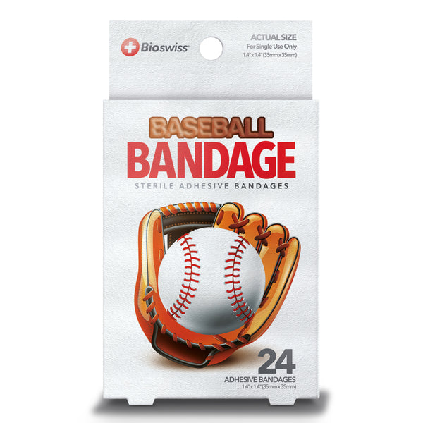 Baseball Bandages - Pack of 24