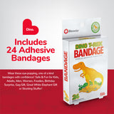 Dino T-Rex Shaped Bandages- Pack of 24