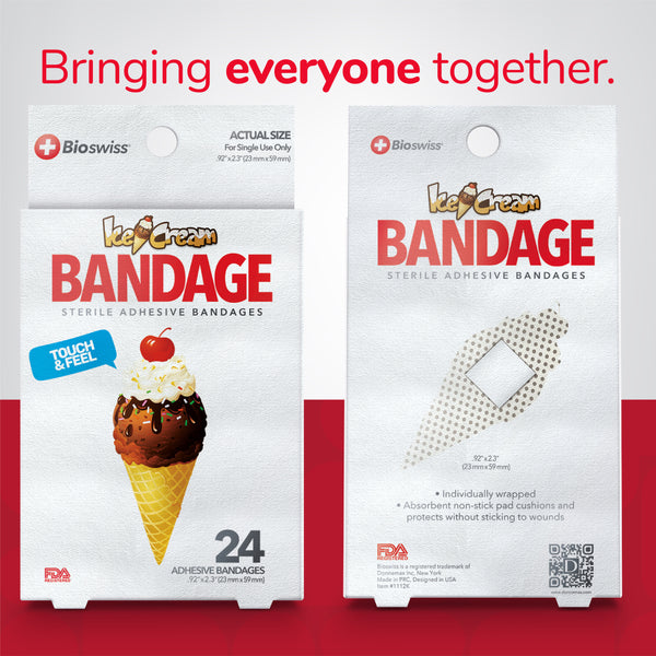 Ice Cream Shaped Bandages- Pack of 24