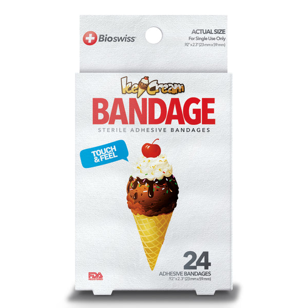 Ice Cream Shaped Bandages- Pack of 24