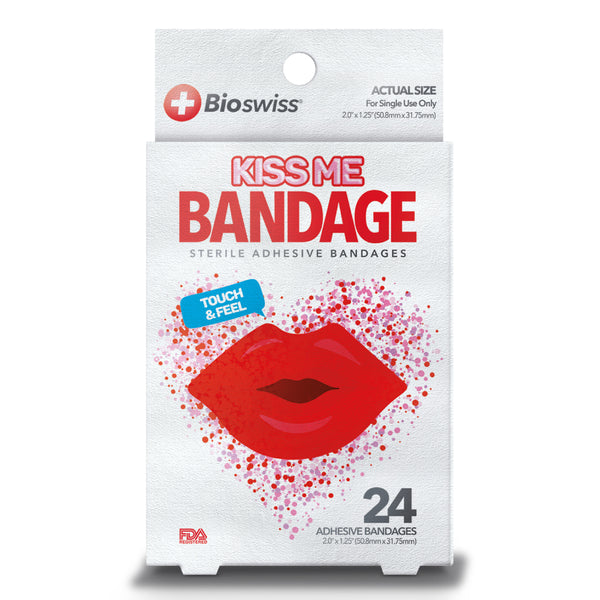 Lips Shaped Bandages- Pack of 24