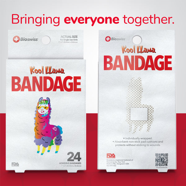 Llama Shaped Bandage- Pack of 24