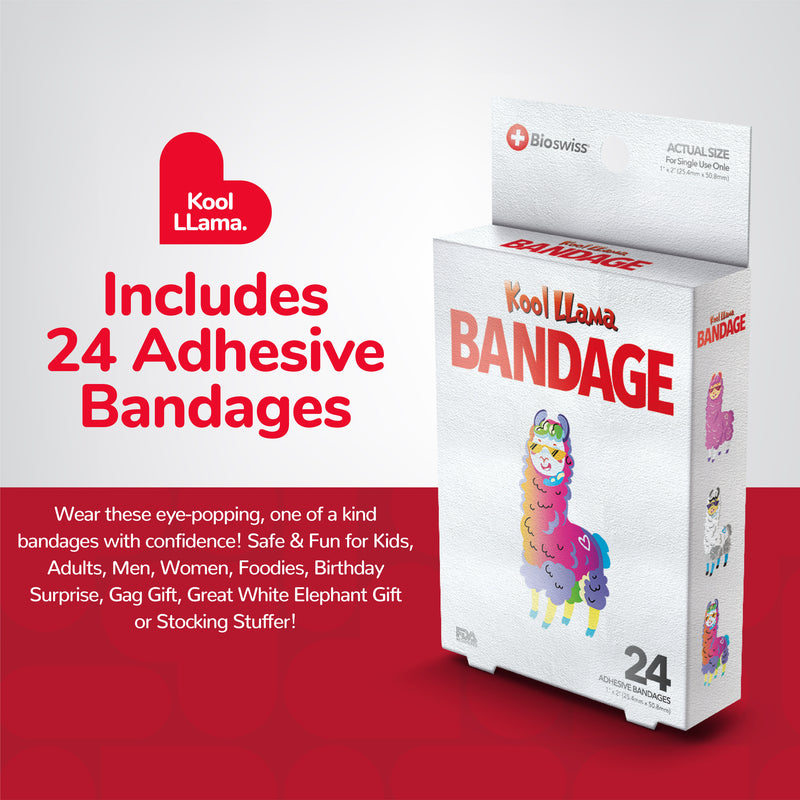 Llama Shaped Bandage- Pack of 24