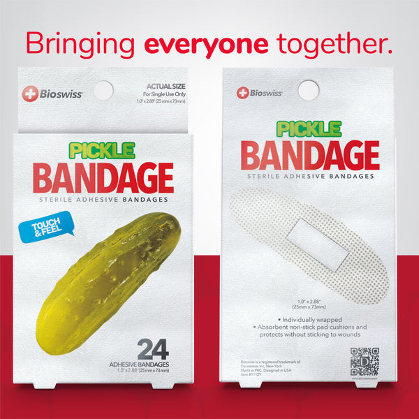 Pickle Shaped Bandages- Pack of 24