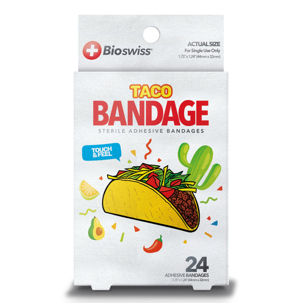 Taco Shaped Bandages- Pack of 24