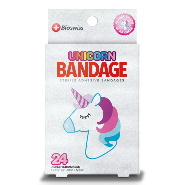 Unicorn Shaped Bandages- Pack of 24