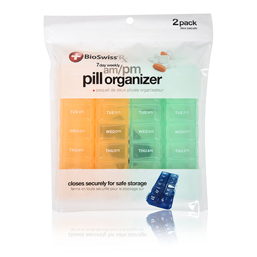 Bioswiss 2 Pack of AM/PM Pill Organizer